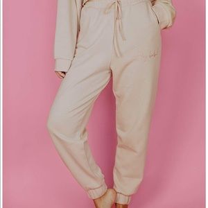 Rose Loose Fit "Hey Babe" Sweatpant